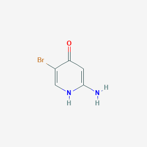 molecular formula C5H5BrN2O B1524795 2-Amino-5-bromopyridin-4-ol CAS No. 1261269-33-3