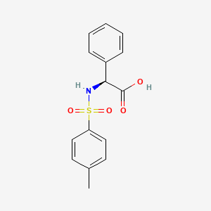 molecular formula C15H15NO4S B15247964 (S)-2-(4-methylphenylsulfonamido)-2-phenylacetic acid 