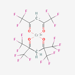 molecular formula C15H3CrF18O6 B15247972 Chromium(III)hexafluoroacetylacetonate 