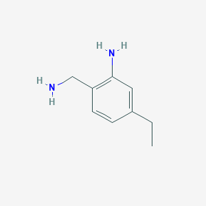 molecular formula C9H14N2 B15247999 2-(Aminomethyl)-5-ethylaniline 