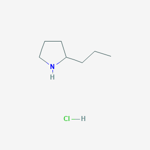 molecular formula C7H16ClN B1524801 2-丙基吡咯烷盐酸盐 CAS No. 1609407-52-4