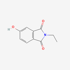 molecular formula C10H9NO3 B15248046 2-Ethyl-5-hydroxyisoindoline-1,3-dione 