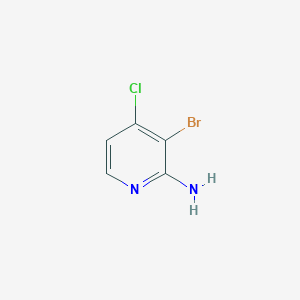 molecular formula C5H4BrClN2 B1524805 3-溴-4-氯吡啶-2-胺 CAS No. 221297-82-1