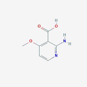 molecular formula C7H8N2O3 B1524806 2-amino-4-methoxynicotinic acid CAS No. 773099-92-6