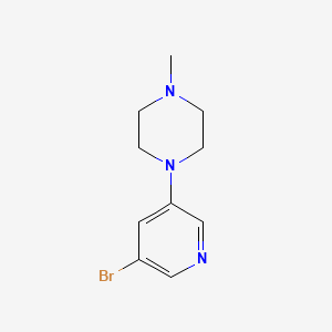 molecular formula C10H14BrN3 B1524809 1-(5-Bromopyridin-3-yl)-4-methylpiperazine CAS No. 1130759-48-6