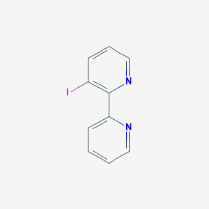 molecular formula C10H7IN2 B15248130 3-Iodo-2,2'-bipyridine 