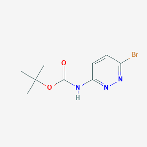 molecular formula C9H12BrN3O2 B15248207 6-Bromo-N-Boc-pyridazin-3-amine 