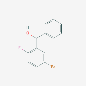 molecular formula C13H10BrFO B1524823 (5-Bromo-2-fluorophenyl)(phenyl)methanol CAS No. 885124-18-5