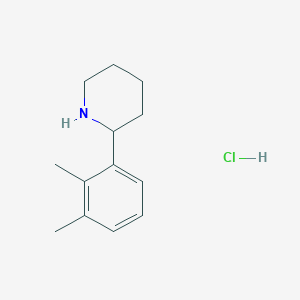 molecular formula C13H20ClN B1524826 2-(2,3-Dimethylphenyl)piperidine hydrochloride CAS No. 1354952-49-0