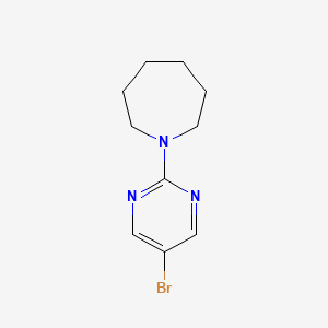 molecular formula C10H14BrN3 B1524845 1-(5-Bromopyrimidin-2-yl)azepane CAS No. 1015241-96-9