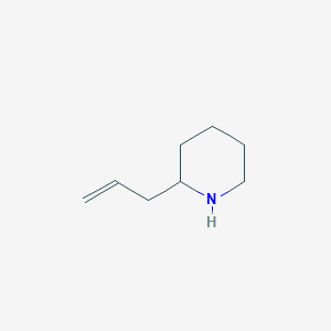 molecular formula C8H15N B15248492 2-Allylpiperidine 