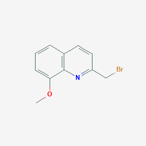 molecular formula C11H10BrNO B15248545 2-(Bromomethyl)-8-methoxyquinoline 