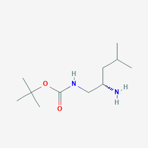 (S)-(2-Amino-4-methyl-pentyl)-carbamic acid tert-butyl ester