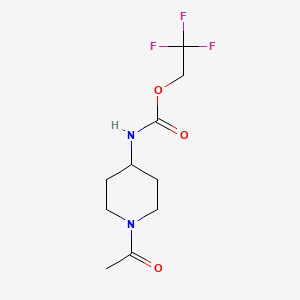 2,2,2-trifluoroethyl N-(1-acetylpiperidin-4-yl)carbamate