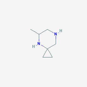 molecular formula C7H14N2 B15248644 5-Methyl-4,7-diazaspiro[2.5]octane 