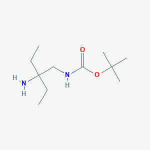 tert-butyl N-(2-amino-2-ethylbutyl)carbamate