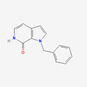 1-benzyl-1H,6H,7H-pyrrolo[2,3-c]pyridin-7-one