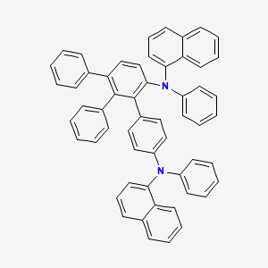 molecular formula C56H40N2 B15248721 N-[4-[6-(N-naphthalen-1-ylanilino)-2,3-diphenylphenyl]phenyl]-N-phenylnaphthalen-1-amine 