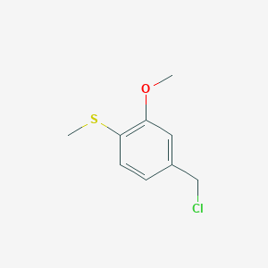 4-(Chloromethyl)-2-methoxy-1-(methylsulfanyl)benzene
