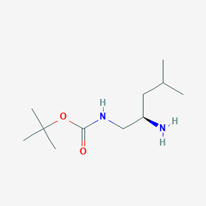 (R)-(2-Amino-4-methyl-pentyl)-carbamic acid tert-butyl ester