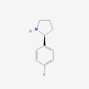 molecular formula C10H12FN B152488 (S)-2-(4-氟苯基)吡咯烷 CAS No. 298690-90-1