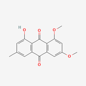 molecular formula C17H14O5 B15248819 Emodin 6,8-dimethyl ether CAS No. 5018-84-8