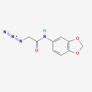 B1524886 2-azido-N-(1,3-benzodioxol-5-yl)acetamide CAS No. 1250657-29-4