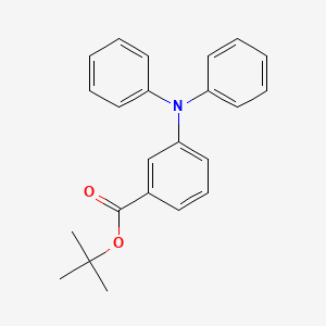 molecular formula C23H23NO2 B15248865 tert-Butyl 3-(diphenylamino)benzoate CAS No. 850232-08-5