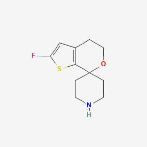 2-Fluorospiro(4,5-dihydrothieno[2,3-c]pyran-7,4'-piperidine)