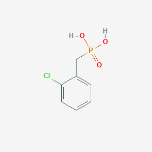 molecular formula C7H8ClO3P B15248933 2-Chlorobenzyl)phosphonic acid 