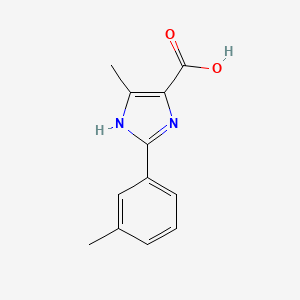 5-methyl-2-(3-methylphenyl)-1H-imidazole-4-carboxylic acid