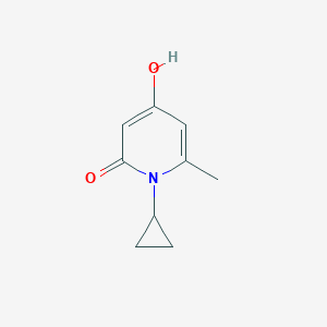 1-Cyclopropyl-4-hydroxy-6-methyl-1,2-dihydropyridin-2-one