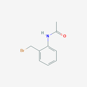 molecular formula C9H10BrNO B15249177 N-(2-(bromomethyl)phenyl)acetamide 