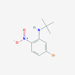 molecular formula C10H13BrN2O2 B1524918 5-Bromo-N-tert-butyl-2-nitroaniline CAS No. 1163707-73-0