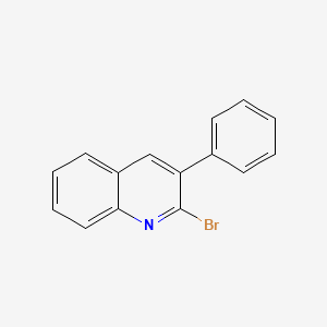 molecular formula C15H10BrN B15249273 2-Bromo-3-phenylquinoline 