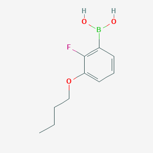 molecular formula C10H14BFO3 B1524928 (3-Butoxy-2-fluorophenyl)boronic acid CAS No. 871125-94-9