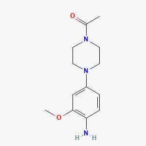 4-(4-Acetyl-1-piperazinyl)-2-(methyloxy)aniline