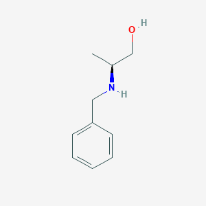 molecular formula C10H15NO B152493 (S)-2-(Benzylamino)propan-1-ol CAS No. 6940-80-3