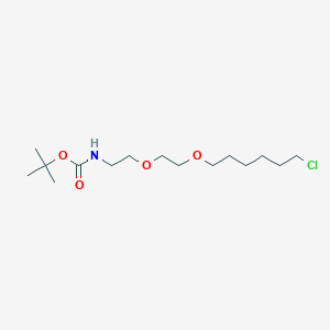 molecular formula C15H30ClNO4 B1524930 t-Boc-N-amido-PEG2-C6-Cl 