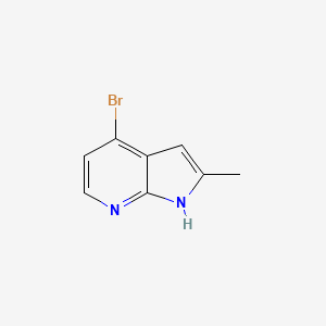 molecular formula C8H7BrN2 B1524933 4-Bromo-2-methyl-1H-pyrrolo[2,3-b]pyridine CAS No. 1014613-64-9