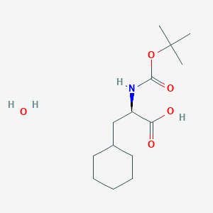 molecular formula C14H27NO5 B15249362 Boc--cyclohexyl-D-Ala-OH 