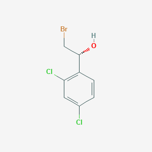 molecular formula C8H7BrCl2O B1524939 (1R)-2-Bromo-1-(2,4-dichlorophenyl)ethanol CAS No. 860439-01-6