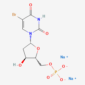 molecular formula C9H10BrN2Na2O8P B1524944 5-Bromo-2'-deoxy-5'-uridylic acid disodium salt CAS No. 51432-32-7