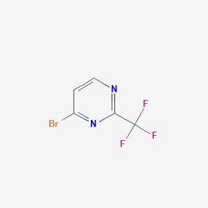molecular formula C5H2BrF3N2 B1524946 4-Bromo-2-(trifluoromethyl)pyrimidine CAS No. 1034827-56-9