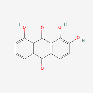 molecular formula C14H8O5 B15249566 1,2,8-Trihydroxyanthraquinone CAS No. 51030-24-1
