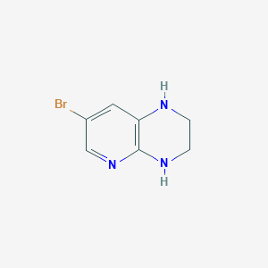 molecular formula C7H8BrN3 B1524959 7-Bromo-1,2,3,4-tetrahydropyrido[2,3-b]pyrazine CAS No. 52333-31-0