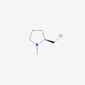 molecular formula C6H12BrN B152496 (S)-2-(Bromomethyl)-1-methylpyrrolidine CAS No. 60365-88-0