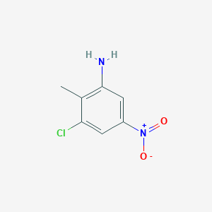 molecular formula C7H7ClN2O2 B1524964 3-Chloro-2-methyl-5-nitroaniline CAS No. 1082041-96-0