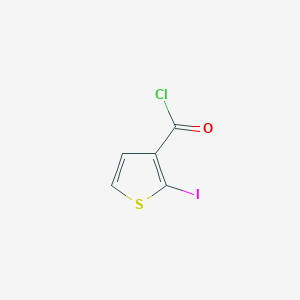 molecular formula C5H2ClIOS B15249640 2-Iodothiophene-3-carbonylchloride 