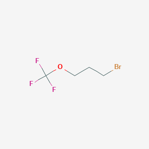 molecular formula C4H6BrF3O B1524966 1-Bromo-3-trifluoromethoxy-propane CAS No. 1198089-20-1